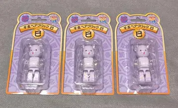 3개 세트 BE@RBRICK 띠 베어브릭 뱀 100%