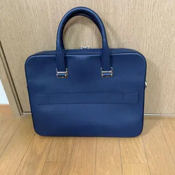 대특가 컨디션 최상 던힐 카도건 네이비 비즈니스 백 천연 가죽