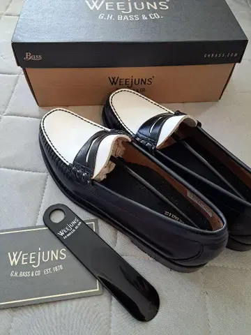 WEejuns 로퍼 블랙/화이트 28.5