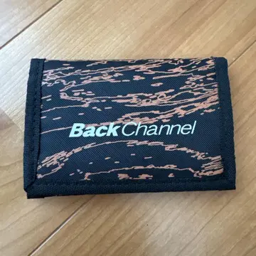 BackChannel 3단 폴더형 지갑 블랙과 오렌지