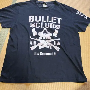 구제 의류 일본 프로레슬링 BULLET CLUB 티셔츠 다크 블루