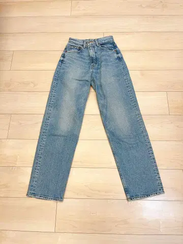 MOUSSY 마우지 스트레이트 데님 25 라이트 블루