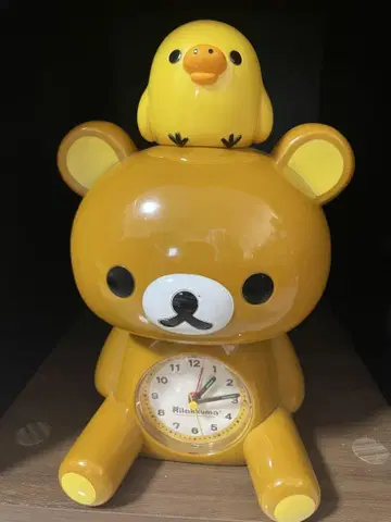 리락쿠마 알람 시계 저금통 포함 San-X 시계 저금통
