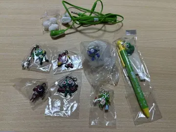 개구리 중사 케로로 이어폰 키링 볼펜 한정판 지로로 도로로 푸루루