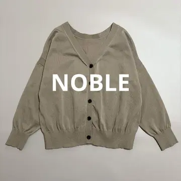 NOBLE 노블 2WAY 하이 트위스트 에스테르 가디건 그레이지