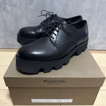 PADRONE 파드로네 블랙 가죽 신발