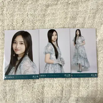 노기자카46 이노우에 카즈 네이블 오렌지 브로마이드 컴프