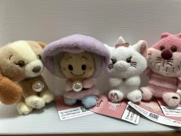 디즈니 캐릭터 밀키 보아 펄 마스코트 전종 세트