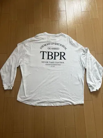 타이트 부스 프로덕션 STRAIGHT UP L/S T-SHIRT XL