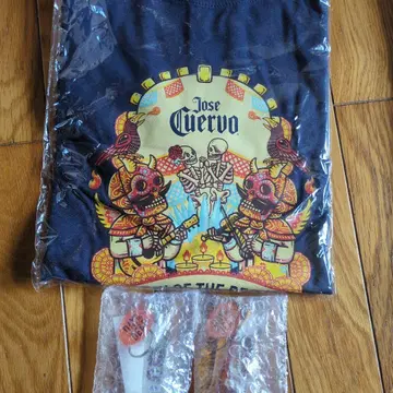 Jose Cuervo 티셔츠 L 사이즈 키링 포함