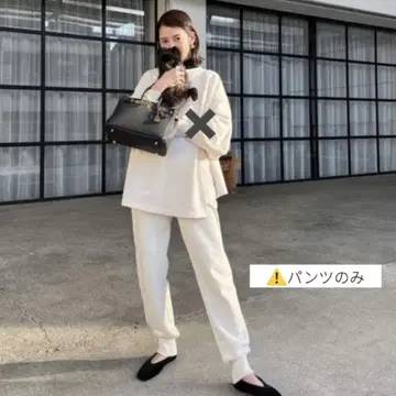 clane BULKY SLIT SET UP 스웨트 팬츠