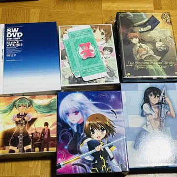 애니메이션 DVD Blu-ray 수납 박스 대량 묶음 판매