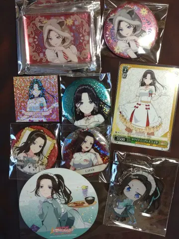 뱅드림 가루파 레이야 애니메이트 드림 캔뱃지 9종 세트