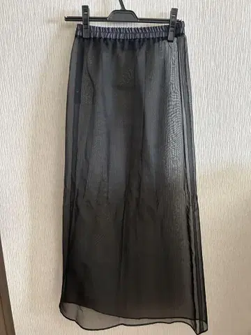 시티샵 롱 스커트 2개 세트 블랙 보라색