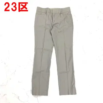 A6438 23구 슬랙스 면 코튼 슬릿 베이지 36