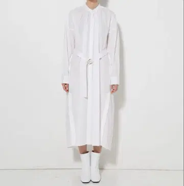 UNDECORATED COTTON GATHER DRESS 셔츠 원피스