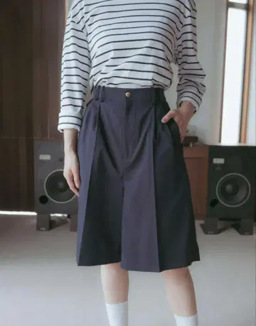 foufou classic half pants 2턱 숏 팬츠