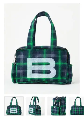 beeden MINI B LOGO BAG 체크 핸드백