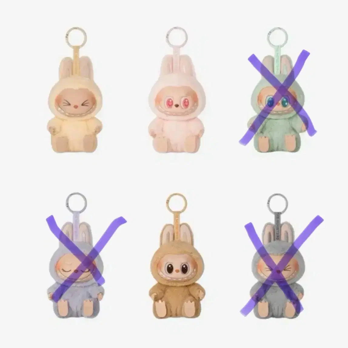 ☆POPMART☆LET'S PLAY TOGETHER DOLL SERIES BABA KEYRING POP MART Authentic] Labubu BaBa Let's Play Together Keyring