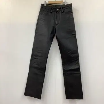 JOHN BULL 젬블 롱 바지 가죽 팬츠 소가죽 자른 상태