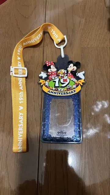 도쿄 디즈니랜드 19주년 티켓 홀더