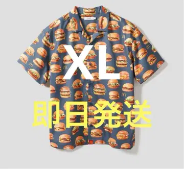 그라니프 맥도날드 빅 실루엣 오픈 카라 셔츠 XL