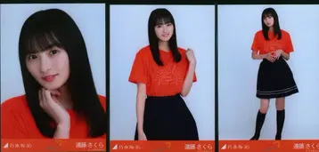 노기자카46 엔도 사쿠라 히구치 히나 졸업 세레모니 티셔츠 컴프