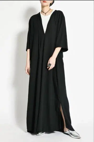 CITY SHOP 시티 샵 KAFTAN DRESS 블랙 38