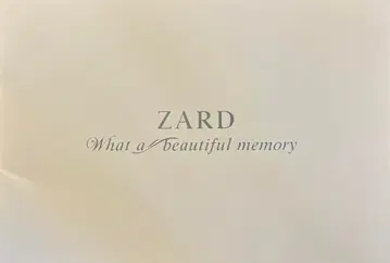 팜플렛 ZARD What a beautiful memory (2007년)