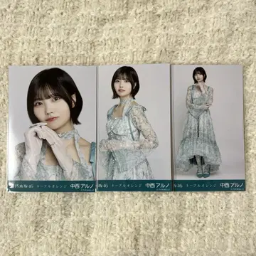 노기자카46 나카니시 아르노 네이블 오렌지 브로마이드 컴프