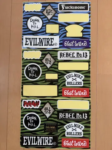 EVILWIRE evilwire 이블 와이어 빅 스티커 시트