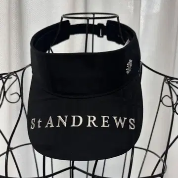 St Andrews 블랙 바이저 프리 사이즈