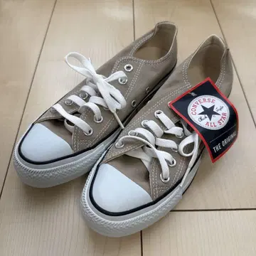 CONVERSE ALL STAR 베이지 스니커즈 택 포함 새상품