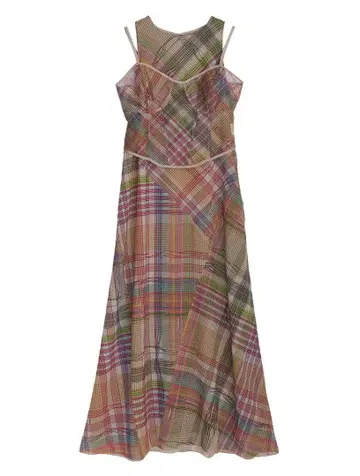 Ameri MEDI STRAIN CHECK DRESS 아메리빈티지