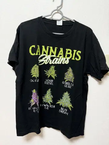 CANNABIS 티셔츠 (M)