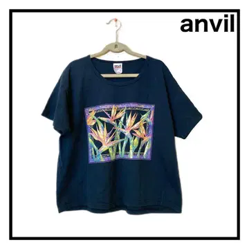 anvil 티셔츠 아메카지 빈티지 미국 네이비 반팔 USA