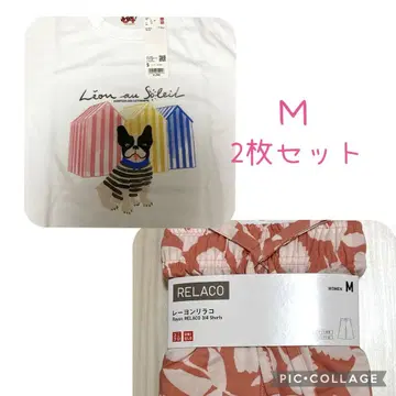 미사용 새상품 유니클로 레이온 리라코 코토니에 UT 셔츠 레온 M