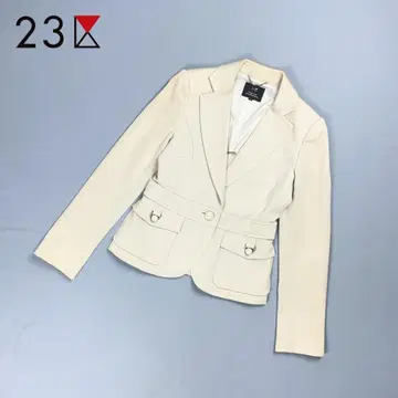 새상품급 23구 테일러드 자켓 두꺼운 원단 베이지 사이즈 38*FD25