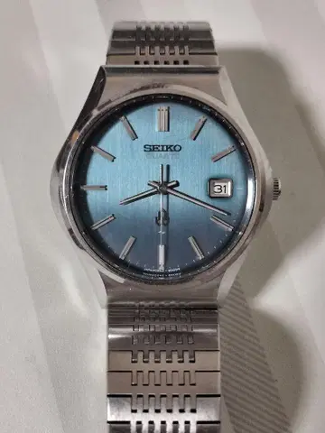 진품 1975년대 빈티지 SEIKO 쿼츠 0842-8001 정품 벨트