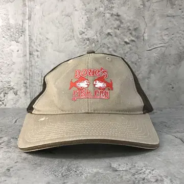 cy448 구제 의류 모자 캡 브라운 다크 브라운 90s Y2K