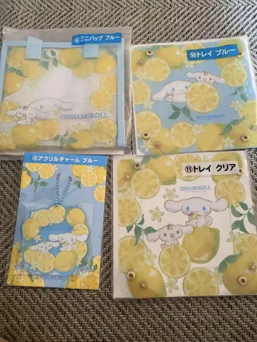 산리오 시나몬 시나모롤 당첨 복권 트레이 미니 백 아크릴 참