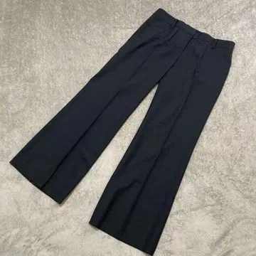 띠어리 럭스 블랙 팬츠 XL 사이즈 블랙 센터 프레스 빅 사이즈