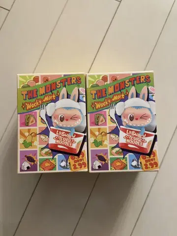 러브 팝 마트 THEMONSTERS WACKY MART 2개 새상품