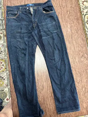 초기  rehacer 레인보우 스티치 데님