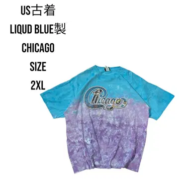 LIQUID BLUE 제 Chicago 전국 투어 티셔츠 2XL 타이다이