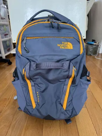 THE NORTH FACE 슈퍼 백팩 아스팔트 그레이/오렌지