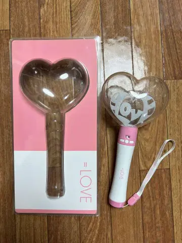 =LOVE 응원봉 하트형 이코러브