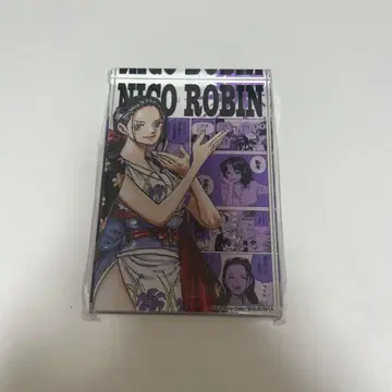 원피스 로빈 아크릴 블록 벌스데이