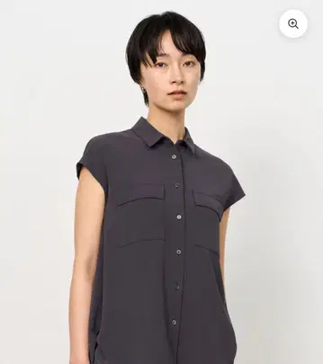 소주 soeju 빈티지 새틴 셔츠