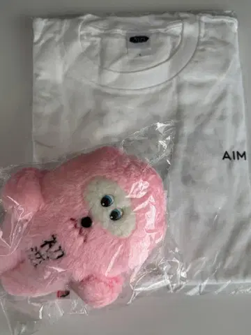 미개봉 새상품 아이묭 AIM 한정판 굿즈 첫사랑 봉제 인형 한정판 티셔츠